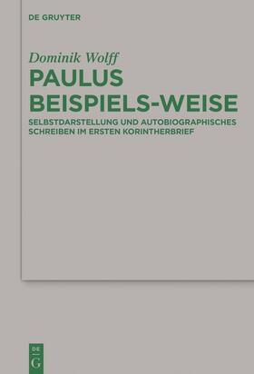 Wolff |  Paulus beispiels-weise | Buch |  Sack Fachmedien