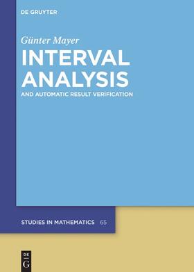 Mayer |  Interval Analysis | Buch |  Sack Fachmedien