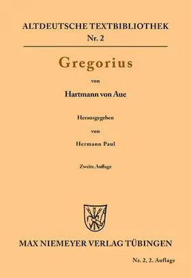 Hartmann von Aue / Paul |  Gregorius | Buch |  Sack Fachmedien