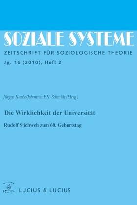 Kaube / Schmidt |  Die Wirklichkeit der Universität | eBook | Sack Fachmedien