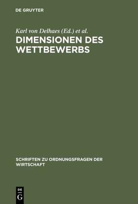 Delhaes / Fehl |  Dimensionen des Wettbewerbs | eBook | Sack Fachmedien