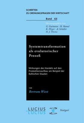 Wiest |  Systemtransformation als evolutorischer Prozess | eBook | Sack Fachmedien