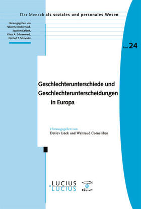 Lück / Cornelißen |  Geschlechterunterschiede und Geschlechterunterscheidungen in Europa | eBook | Sack Fachmedien