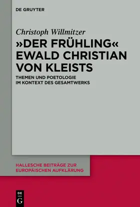 Willmitzer |  "Der Frühling" Ewald Christian von Kleists | eBook | Sack Fachmedien