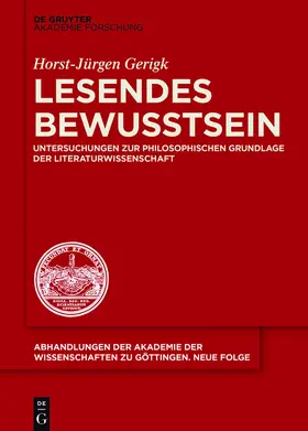 Gerigk |  Lesendes Bewusstsein | eBook | Sack Fachmedien