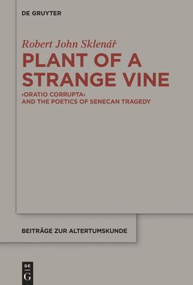 Sklenár |  Plant of a Strange Vine | Buch |  Sack Fachmedien