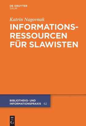 Nagovnak |  Informationsressourcen für Slawisten | Buch |  Sack Fachmedien