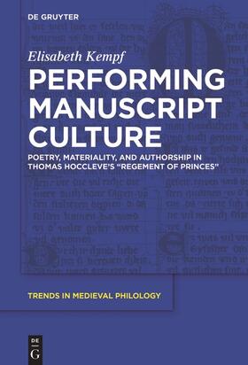 Kempf |  Performing Manuscript Culture | Buch |  Sack Fachmedien