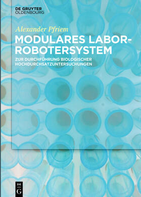 Pfriem |  Modulares Laborrobotersystem | eBook | Sack Fachmedien