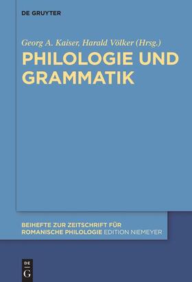 Völker / Kaiser |  Philologie und Grammatik | Buch |  Sack Fachmedien