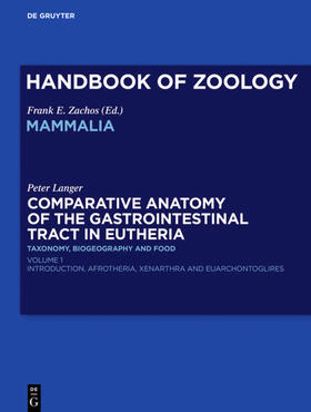 Langer |  Comparative Anatomy of the Gastrointestinal Tract in Eutheria I | Buch |  Sack Fachmedien