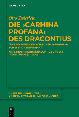 Zwierlein |  Die "Carmina profana" des Dracontius | eBook | Sack Fachmedien
