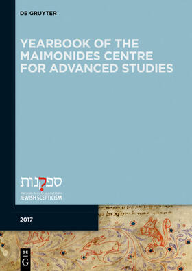 Rebiger | Yearbook of the Maimonides Centre for Advanced Studies. 2017 | E-Book | sack.de