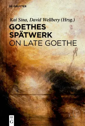 Sina / Wellbery |  Goethes Spätwerk / On Late Goethe | eBook | Sack Fachmedien