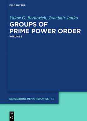 Janko / Berkovich |  Groups of Prime Power Order. Volume 6 | Buch |  Sack Fachmedien