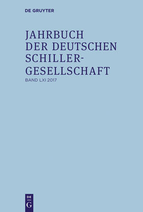 Honold / Lubkoll / Martus |  Jahrbuch der Deutschen Schillergesellschaft | eBook | Sack Fachmedien