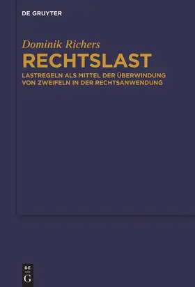 Richers |  Rechtslast | Buch |  Sack Fachmedien