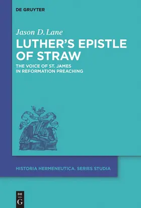 Lane |  Luther's Epistle of Straw | Buch |  Sack Fachmedien