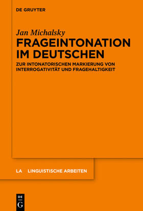 Michalsky |  Frageintonation im Deutschen | eBook | Sack Fachmedien