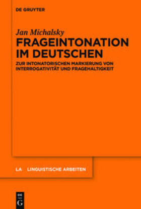 Michalsky |  Frageintonation im Deutschen | Buch |  Sack Fachmedien