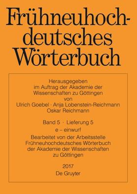  Frühneuhochdeutsches Wörterbuch | Buch |  Sack Fachmedien