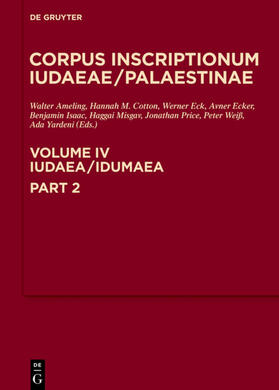 Ameling / Cotton / Eck |  Iudaea / Idumaea, Part 2: 3325-3978 | Buch |  Sack Fachmedien