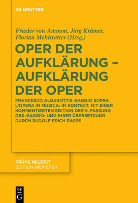 Ammon / Krämer / Mehltretter |  Oper der Aufklärung – Aufklärung der Oper | eBook | Sack Fachmedien