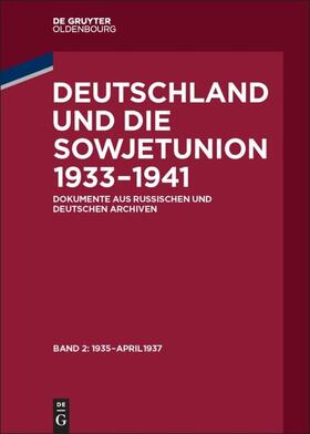 Slutsch / Tischler |  Dt. und Sowjetunion Januar 1935 - April 1937 | Buch |  Sack Fachmedien
