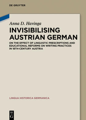 Havinga |  Invisibilising Austrian German | Buch |  Sack Fachmedien