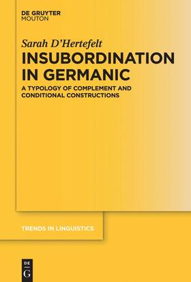 D’Hertefelt |  Insubordination in Germanic | Buch |  Sack Fachmedien
