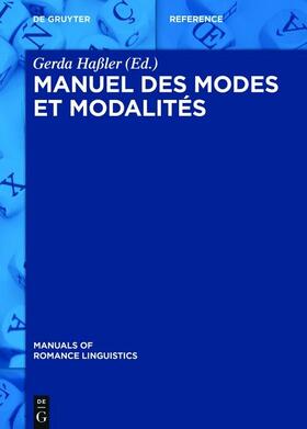 Haßler |  Manuel des modes et modalités | eBook | Sack Fachmedien