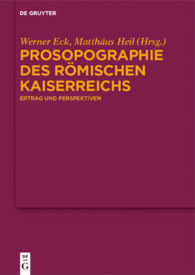  Prosopographie des Römischen Kaiserreichs | eBook | Sack Fachmedien