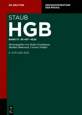 Bodungen / Schmidt / Maurer |  §§ 407-452d | Buch |  Sack Fachmedien