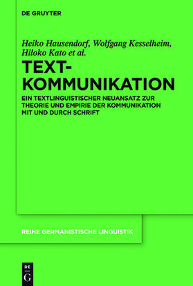 Hausendorf / Kesselheim / Kato |  Textkommunikation | eBook | Sack Fachmedien