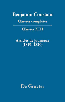 Burnand |  Articles de journaux (1819–1820) | eBook | Sack Fachmedien