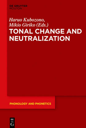 Kubozono / Giriko |  Tonal Change and Neutralization | eBook | Sack Fachmedien