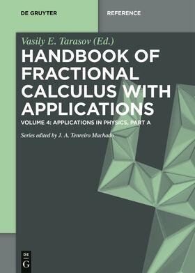 Tarasov |  Handbook of Fractional Calculus with Applications, Applications in Physics, Part A | Buch |  Sack Fachmedien