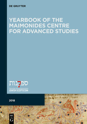 Rebiger | Yearbook of the Maimonides Centre for Advanced Studies / Yearbook of the Maimonides Centre for Advanced Studies. 2018 | E-Book | sack.de