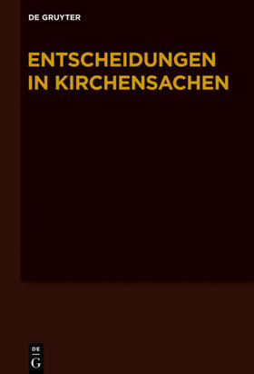 Baldus / Muckel |  Entscheidungen in Kirchensachen seit 1964. Band 64 | eBook | Sack Fachmedien