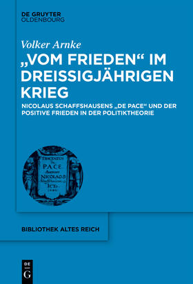 Arnke |  "Vom Frieden" im Dreißigjährigen Krieg | Buch |  Sack Fachmedien