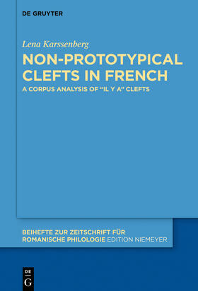 Karssenberg |  Non-prototypical Clefts in French | Buch |  Sack Fachmedien