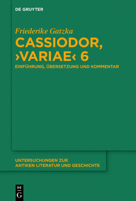 Gatzka |  Cassiodor, ›Variae‹ 6 | eBook | Sack Fachmedien