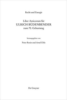 Rosin / Uhle |  Recht und Energie | Buch |  Sack Fachmedien