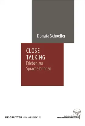 Schoeller |  Close Talking | Buch |  Sack Fachmedien