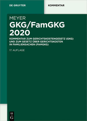 Meyer | GKG/FamGKG 2020 | Buch | 978-3-11-061100-7 | sack.de