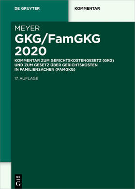 Meyer |  GKG/FamGKG 2020 | eBook | Sack Fachmedien