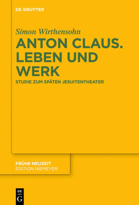 Wirthensohn |  Anton Claus. Leben und Werk | eBook | Sack Fachmedien
