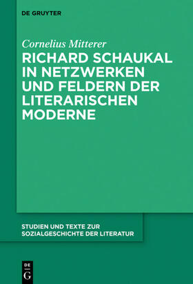 Mitterer |  Richard Schaukal in Netzwerken und Feldern der literarischen Moderne | Buch |  Sack Fachmedien