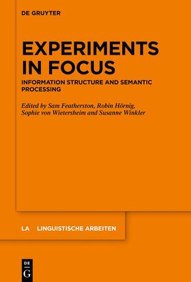Featherston / Winkler / Hörnig |  Experiments in Focus | Buch |  Sack Fachmedien