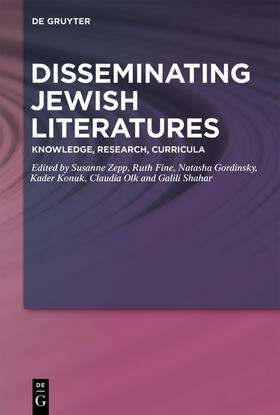 Zepp / Fine / Shahar | Disseminating Jewish Literatures | Buch | 978-3-11-061899-0 | sack.de